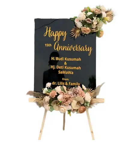 Papan Bunga Akrilik Caringin Wetan